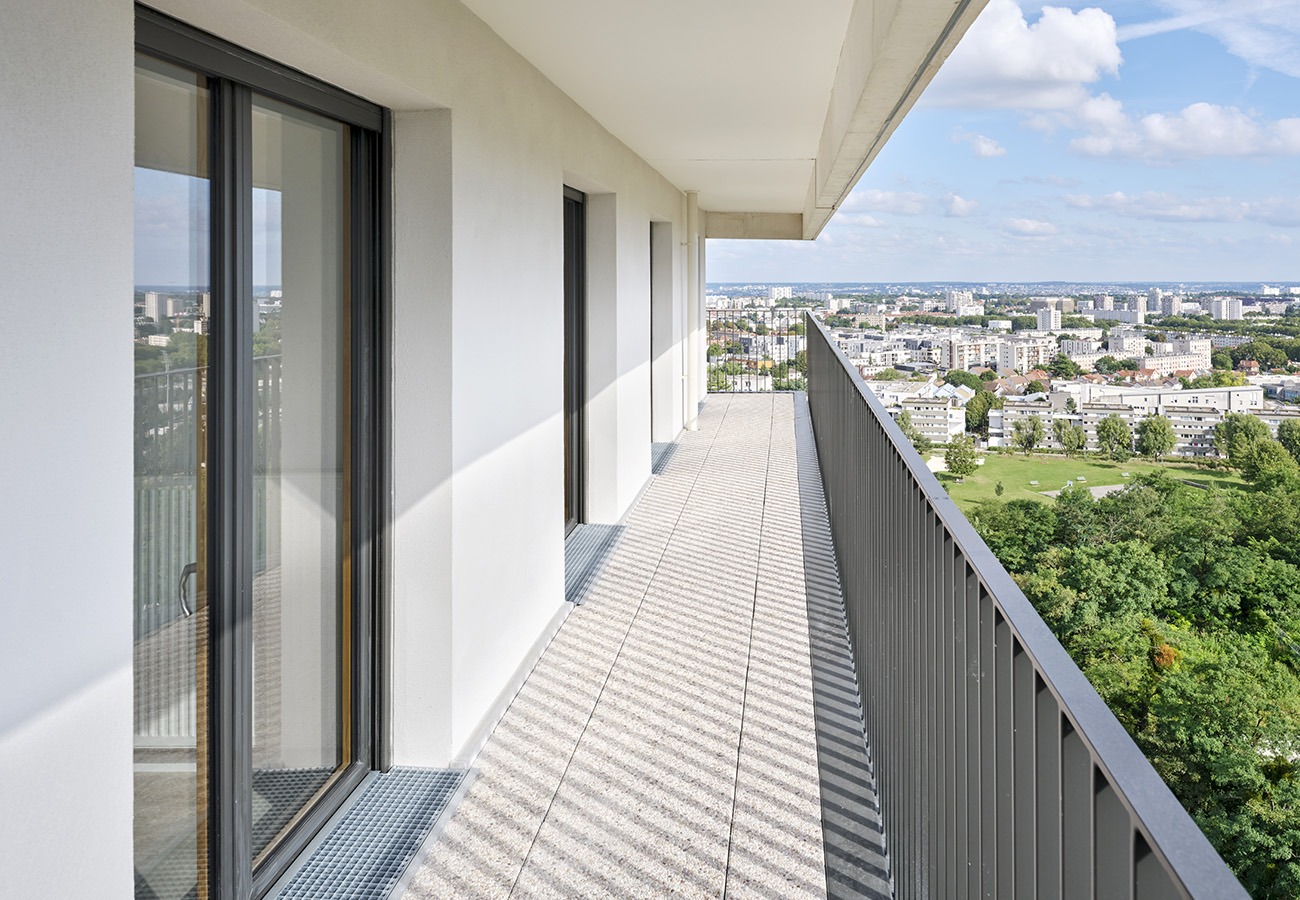Au centre, le jardin – Logements