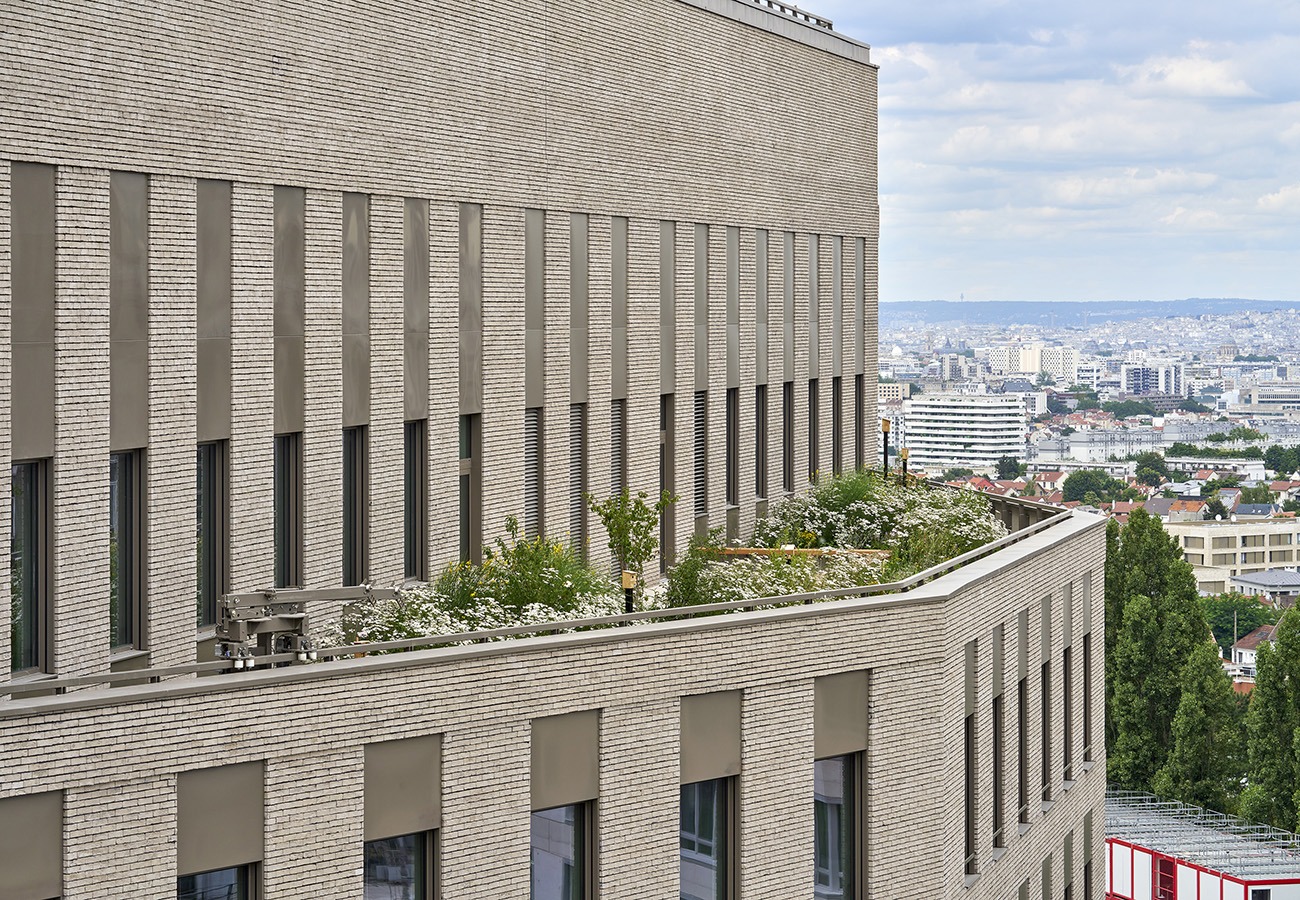 Au centre, le jardin – Bureaux et Laboratoires