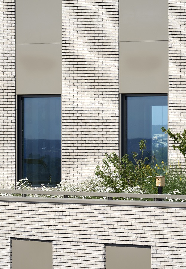 Au centre, le jardin – Bureaux et Laboratoires